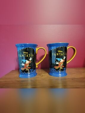 Sorcerer's Apprentice Mickey Mouse Color-Changing 14 oz. Mug Set, Disney